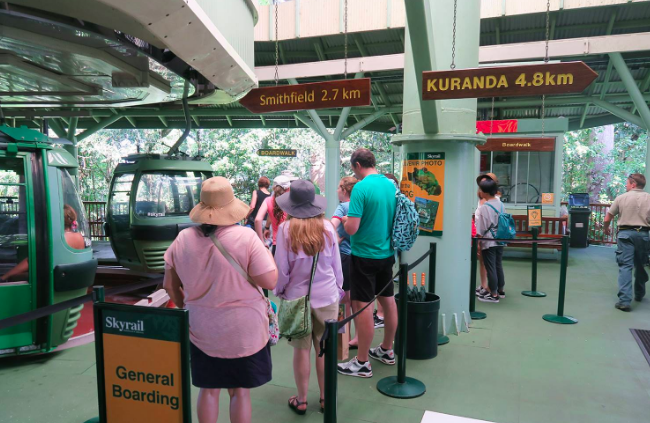 Skyrail Station. Photo credit to https://www.jathao.com/2017/11/cairns-kuranda.html