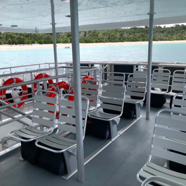 Second floor back deck Sealink Whitsundays.Photo credit @Tripadvisor on website