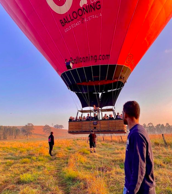 Good morning - Go ballooning. Cannot hide my happiness - go ballooning. Photo credit @Goballooning on website