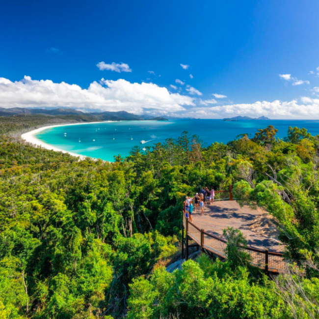 New lookout on hill inlet. Photo credit: @oceanrafting on Instagram