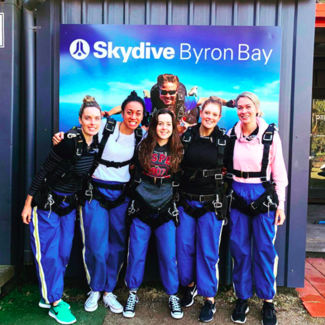 What a blast - Skydive in Byron. Photo credit @emilysmith161 on Instagram